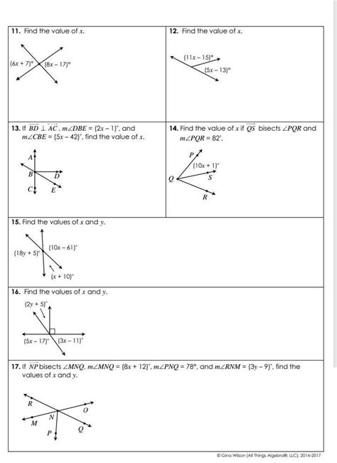EX If altemate interior angles are congruent, then the lines are parallel Same Side Intenor Angles Same Side Extenor Angles Vert. . Homework 6 angle relationships